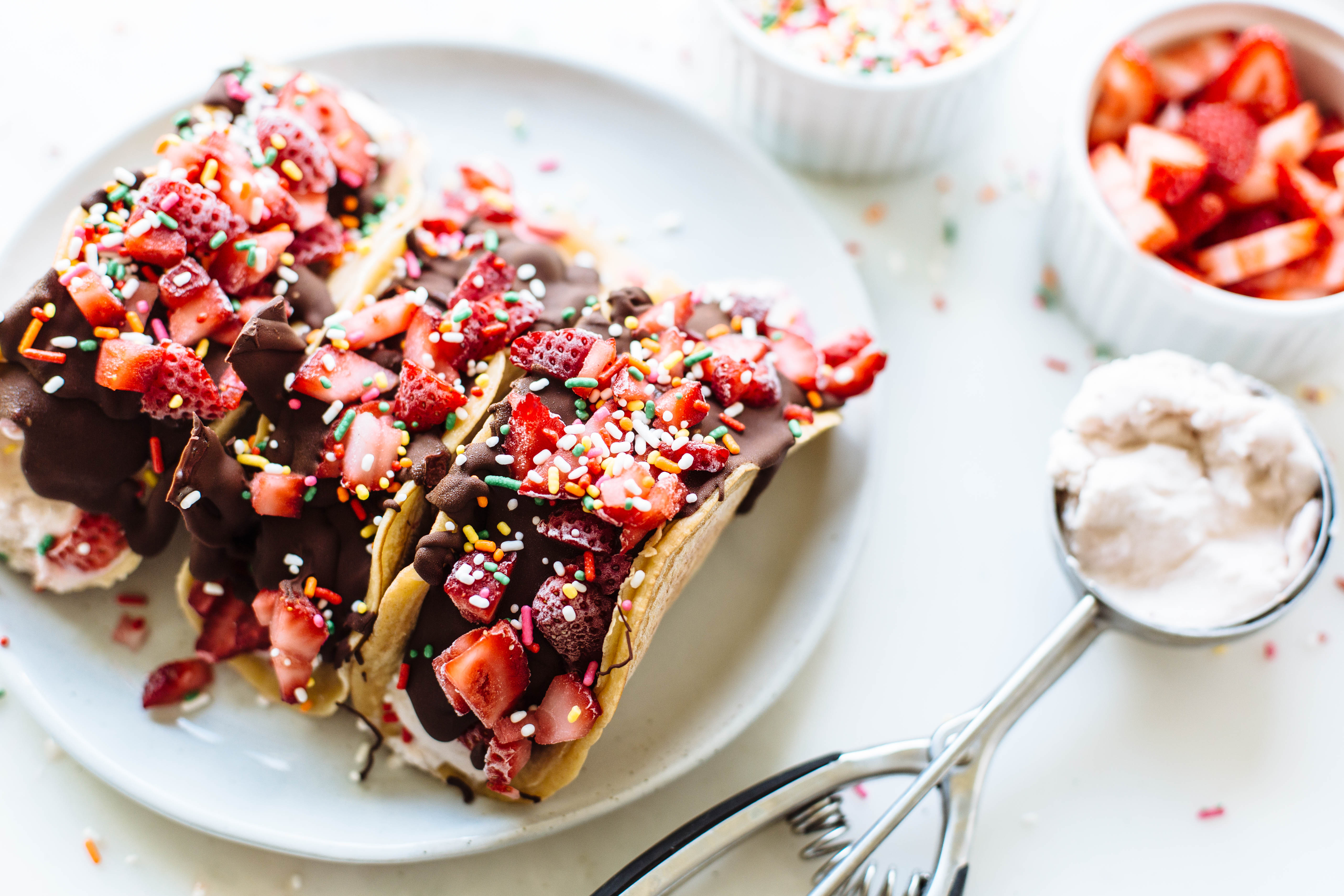 Strawberry Choco Tacos
